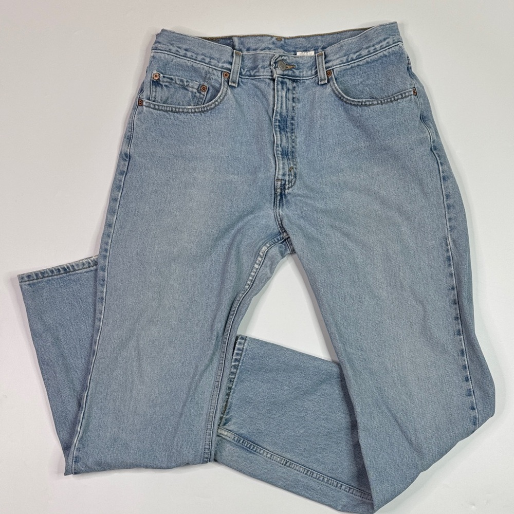 Vintage Levi's 505 Regular Fit Straight Fit Jeans 34x32 2022